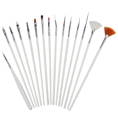 Nail Art Brush Set (15 Pieces)