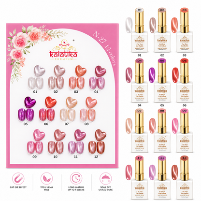 KALATIKA CAT EYE - 12 PCS - 15ML( N27 )