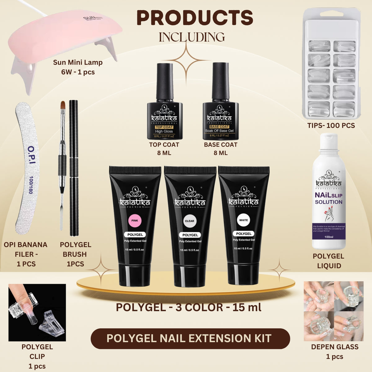 POLYGEL NAIL ART KIT