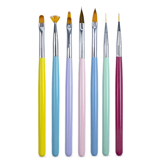 Professional 7-Piece Nail Art Brush Set