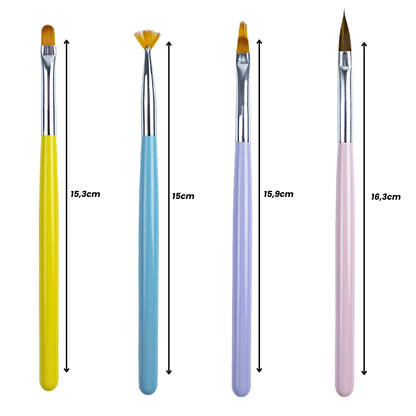 Professional 7-Piece Nail Art Brush Set