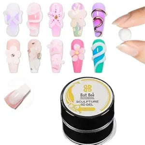BOLT BEE Professional Sculpture Gel | 3D Nail Art Sculpting Gel