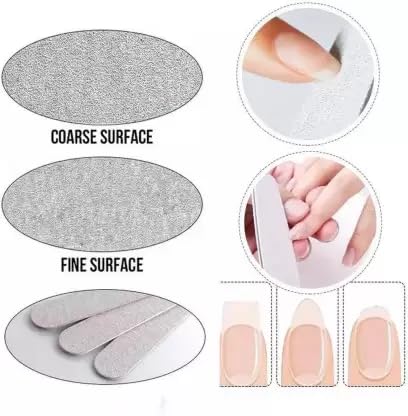 Nail File 100/180 Grit | Double-Sided Emery Board Nail Filer