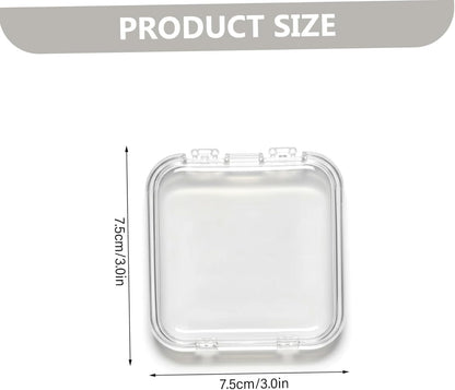 Press-On Nail Storage Box (Pack of 10) | Transparent Empty Case for Press-On Nails