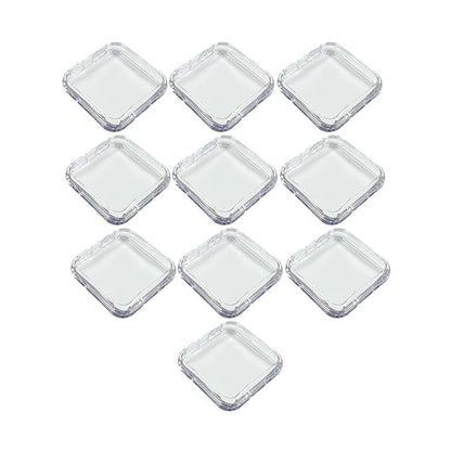 Press-On Nail Storage Box (Pack of 10) | Transparent Empty Case for Press-On Nails