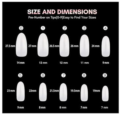 FALSE NAILS TIPS 7N