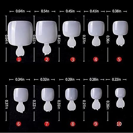 FALSE NAILS – TOE TIPS
