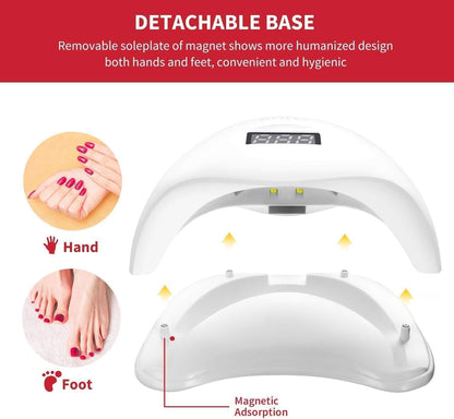 SUN5 48W UV LED Nail Lamp with LCD Display