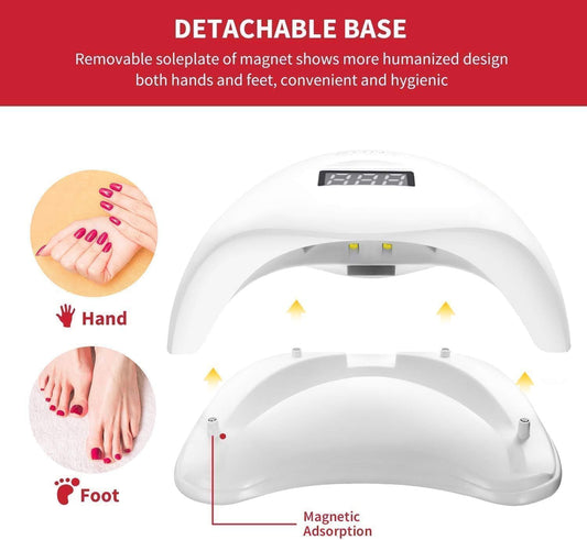 SUN5 48W UV LED Nail Lamp with LCD Display