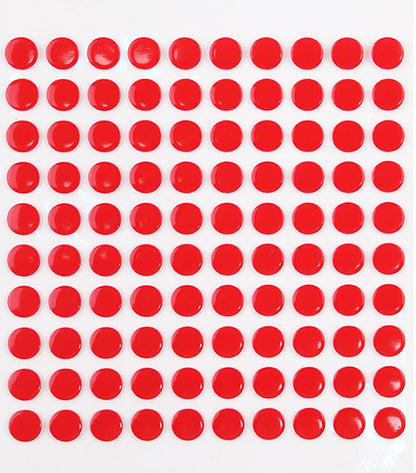 Red Adhesive Glue Dots for Press-On Nail Stand