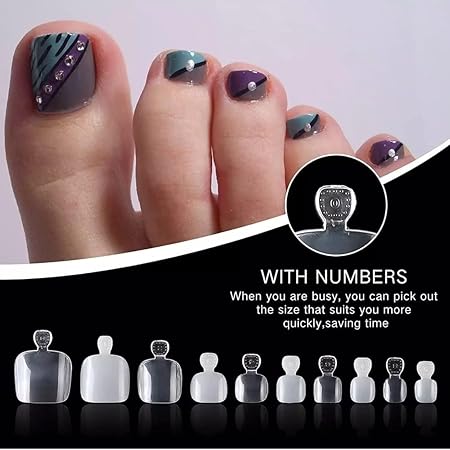 FALSE NAILS – TOE TIPS