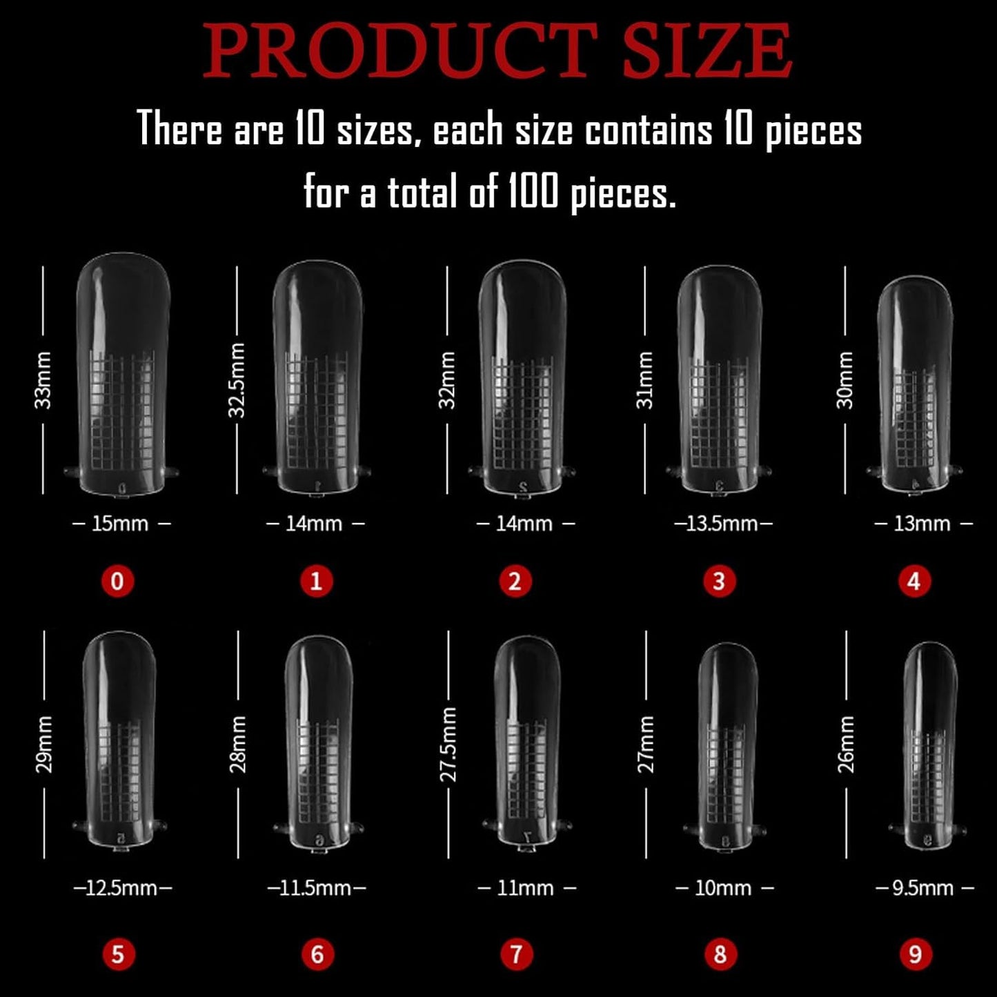 Poly Gel Dual Forms Tips