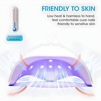 VENALISA Professional UV LED Nail Lamp 48W with LCD Display