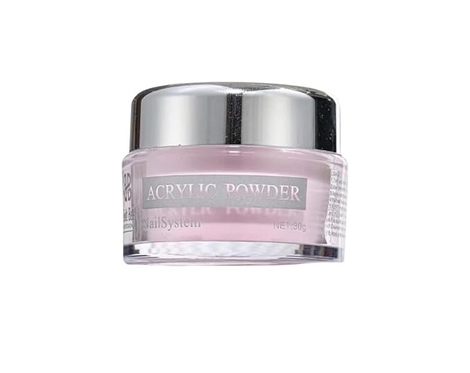 BOLT BEE Professional Acrylic Powder | High-Strength Nail Extension Powder for Acrylic Nails | Self-Leveling Formula (Clear/Pink/White)