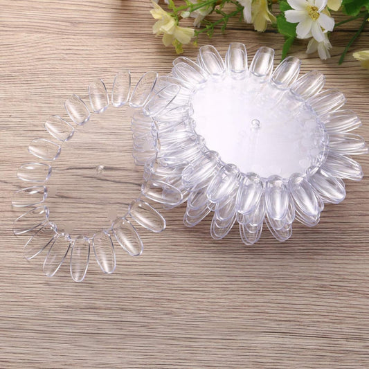 Clear Nail Practice Plate