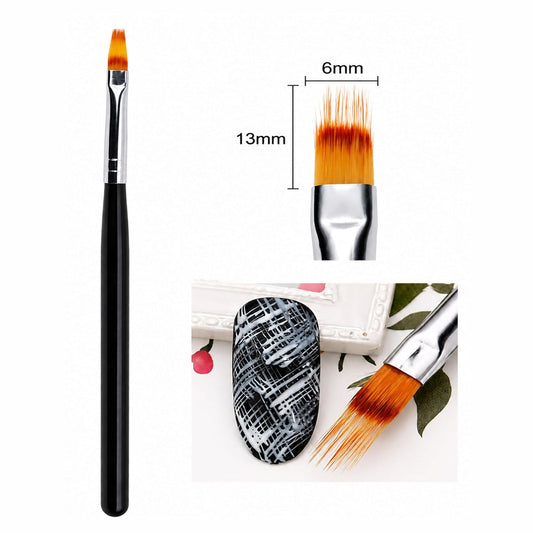 3 Stroke Ombre Nail Art Brush