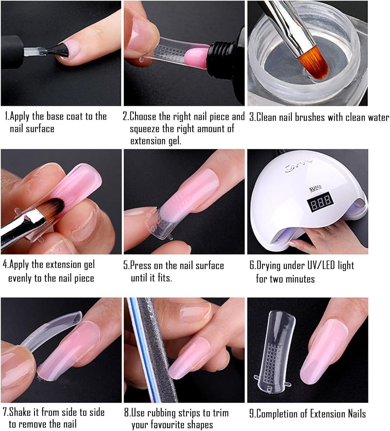 Poly Gel Dual Forms Tips