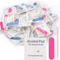 Press-On Nail Kit (Pack of 10) | Complete DIY Press-On Nail Application Kit with Glue Tabs, Nail File, Cuticle Stick & Alcohol Wipe