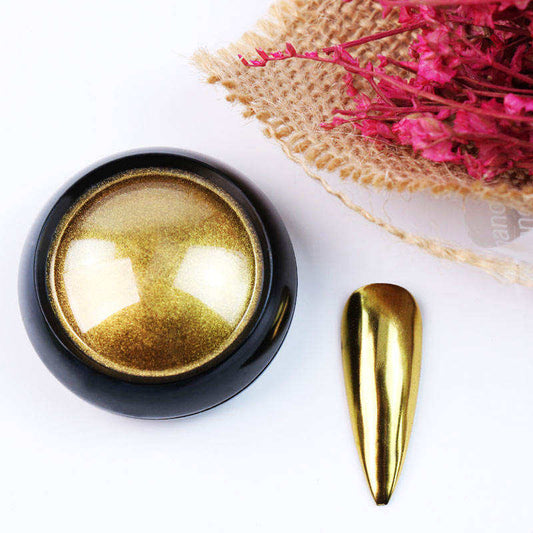 Silver & Gold Chrome Nail Powder