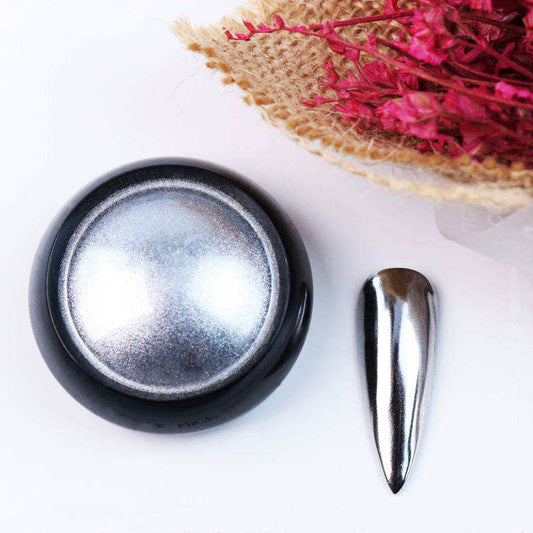 Silver & Gold Chrome Nail Powder