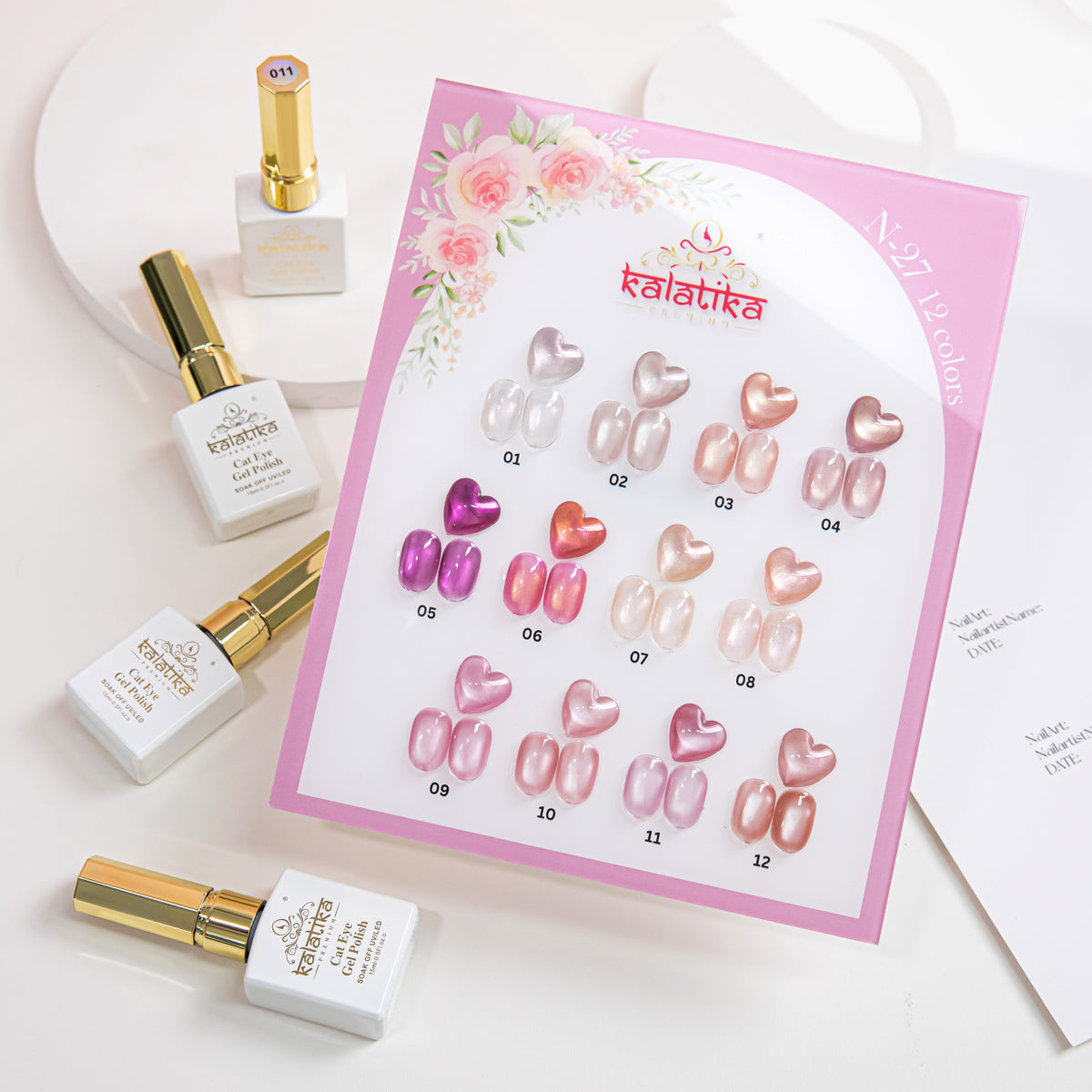 KALATIKA CAT EYE - 12 PCS - 15ML( N27 )