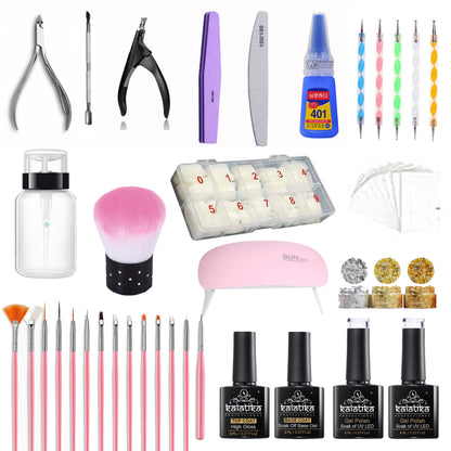 Nail Art Kit for Beginners - 1499