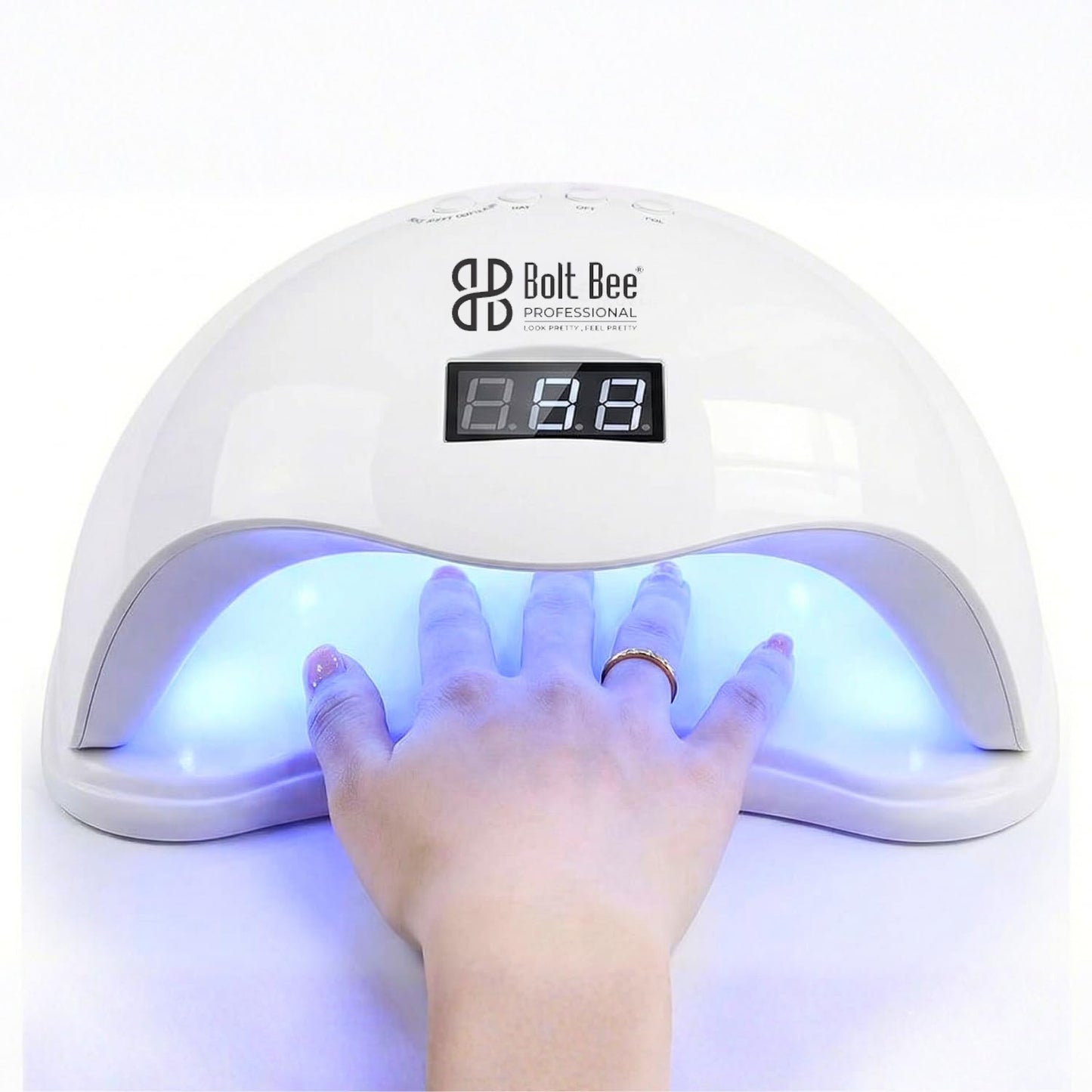 BOLT BEE Professional UV LED Nail Lamp 48W with LCD Display